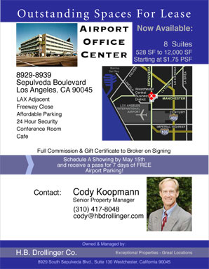 HB Drollinger Commerical Office Space EMail Flyer
