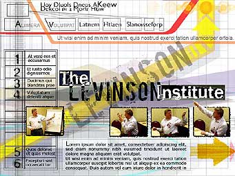 Levinson Institute Website Concept: Great Teaching